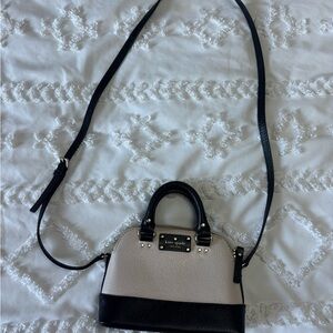 Kate Spade Black and Cream Crossbody Bag